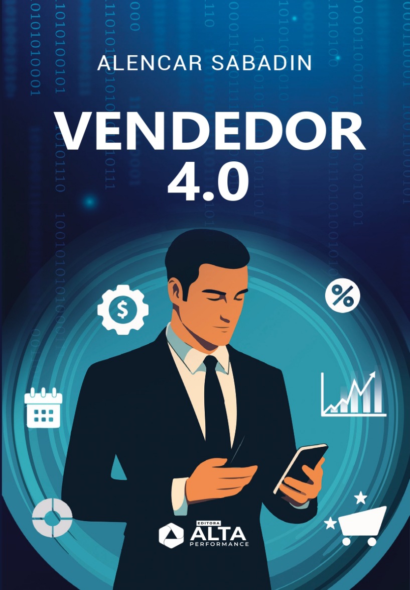 Capa original do e-book Vendedor 4.0, de Alencar Sabadin